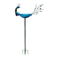 thumbnail image 2 of Baño de pájaros de para exteriores, cuenco de baño para pájaros, comedero y bebedero de metal de pie para patio, césped, decoración, adorno, 2 of 8