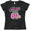 thumbnail image 3 of Inktastic Born in the 80s Bright Colors Women's T-Shirt, 3 of 5
