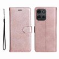 thumbnail image 4 of Wallet Case for Motorola MOTO G75 5G Flip Cover with Card Slots, Magnetic Stand & Strap Pink, 4 of 5