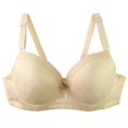 thumbnail image 3 of Xdegoge Women's Lace Steel Wire Classic Bra Elegant Push-Up Bralette Adjustable Straps Breathable Smooth Cozy Everyday Wear Solid Color Soft Support for All-Day Casual, 3 of 7