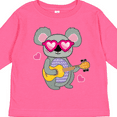 thumbnail image 4 of Inktastic Koala Cute Girls Guitar Girls Long Sleeve Toddler T-Shirt, 4 of 5