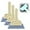 Yellow 3pcs, variant on Magic Window Track Cleaner, 2024 Upgraded Window Groove Cleaning Brush Tools Set, Hand-held Window Track Cleaner Brushes Tools Set for Window lides Gaps Tile Lines Shutter Car Vents (Gray B 3PCS)