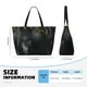 thumbnail image 4 of Fotbe Black And Gold White Horse Bolsa de Viaje para Playa - Resistente al Agua, Bolsa Tote de Gran Capacidad y Ligera con 7 Bolsillos para Mujeres y Hombres, 4 of 7