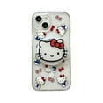 thumbnail image 1 of for Magsafe Magnetic Wireless Charge Case For iPhone 13 12 11 14 15 Pro Max Cartoon Hello Kitty Transparent Cover with Support LXY, 1 of 7
