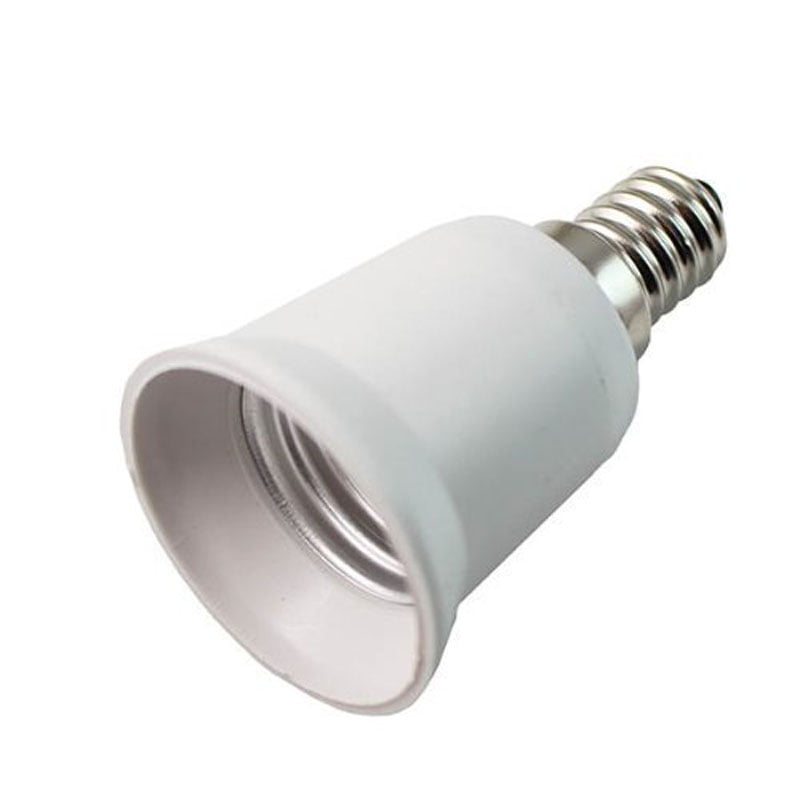 E14 to E27 Socket LED Lamp Adapter LED halogen CFL light bulb lamp adapter 