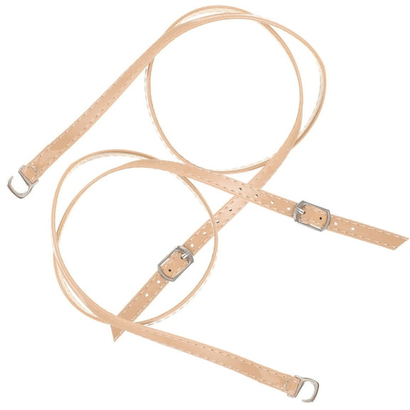 QIFULL 1 Pair Women Detachable Shoe Straps Anti Slip High Heel Strap Khaki Faux