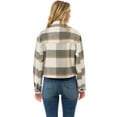 thumbnail image 4 of MixMatchy Women's Warm Cozy Cute Cropped Plaid Jacket, 4 of 4
