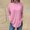 Pink, variant on Graphic Tees for Women Casual Long Sleeve T Shirt Top for Autumn and Winter High Collar Solid Color Everyday Wear Stylish Women’s Top Purple XL
