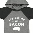 thumbnail image 4 of Inktastic Life's Better with Bacon Boys or Girls Baby Bodysuit, 4 of 5