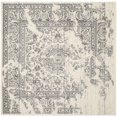 thumbnail image 2 of Pemberly Row Contemporary Polypropylene Ivory Area Rug - Square 4', 2 of 7