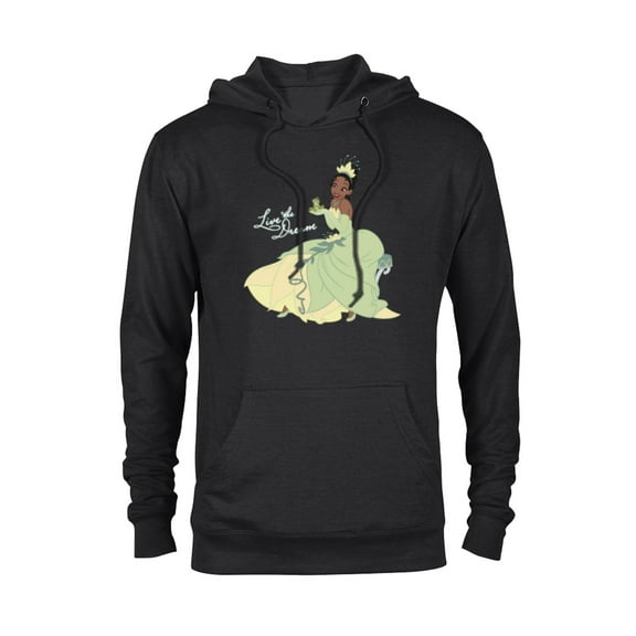 Disney The Princess and the Frog Tiana Dream T-Shirt - Pullover Hoodie for Adults - Customized-Black