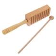 thumbnail image 1 of WEUVEB Wood Guiro Toy for Kids Playing with Assorted Color and Smooth Surface Sturdy Lightweight, 1 of 7