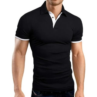 George Men's and Big Men's Solid Jersey Pocket Polo Shirt, Up to Size ...