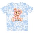 thumbnail image 3 of Inktastic Cute Pink Teddy Bear Boys or Girls Toddler T-Shirt, 3 of 5
