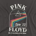 thumbnail image 2 of Pink Floyd T-Shirt Dark Side Of The Moon Live 73 Unisex Graphic Tee for Men & Women, 2 of 7