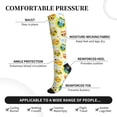 thumbnail image 2 of Pofeuu Colorful Owls 1 Print Compression Socks for Women & Men Circulation - Best Support for Nurses,Running,Athletic,Sports, 2 of 7