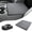 Washable Fabric-Dark Gray, variant on KBH Center Console Cover for 2011-2016 Ford F250 F350 F450 Super Duty with Jump Seat Console, Black Leather Armrest Cover Cushion Pad for F250 Accessories Truck Interior