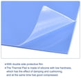 thumbnail image 3 of Uxcell Thermal Pad Heatsink Conductive Silicone Pads 100 x 100 x 1 mm 2W Gap Filler Blue 2 Pack, 3 of 5