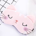 thumbnail image 2 of stanreset Cartoon Sleeping Face Cover Portable Eye Patch Breathable Skin Friendly Wear-resistant Eyepatch Good Elasticity, 2 of 6