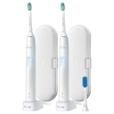 Philips Sonicare ProtectiveClean 4300 Rechargeable Toothbrush (2 Pack)