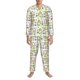 thumbnail image 3 of Balery Happy Easter Pijama para Hombre de Dos Piezas con Manga Larga, Conjunto de Dormir y Descanso Suave con Bolsillos-Small, 3 of 7
