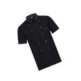 thumbnail image 1 of Unisex Chef Coat Jacket Catering Kitchen Work Clothes For Short Sleeve Chef Wear 2XL Black, 1 of 9