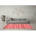 thumbnail image 3 of Ahgly Company Indoor Rectangle Abstract Red Modern Area Rugs, 2' x 4', 3 of 4