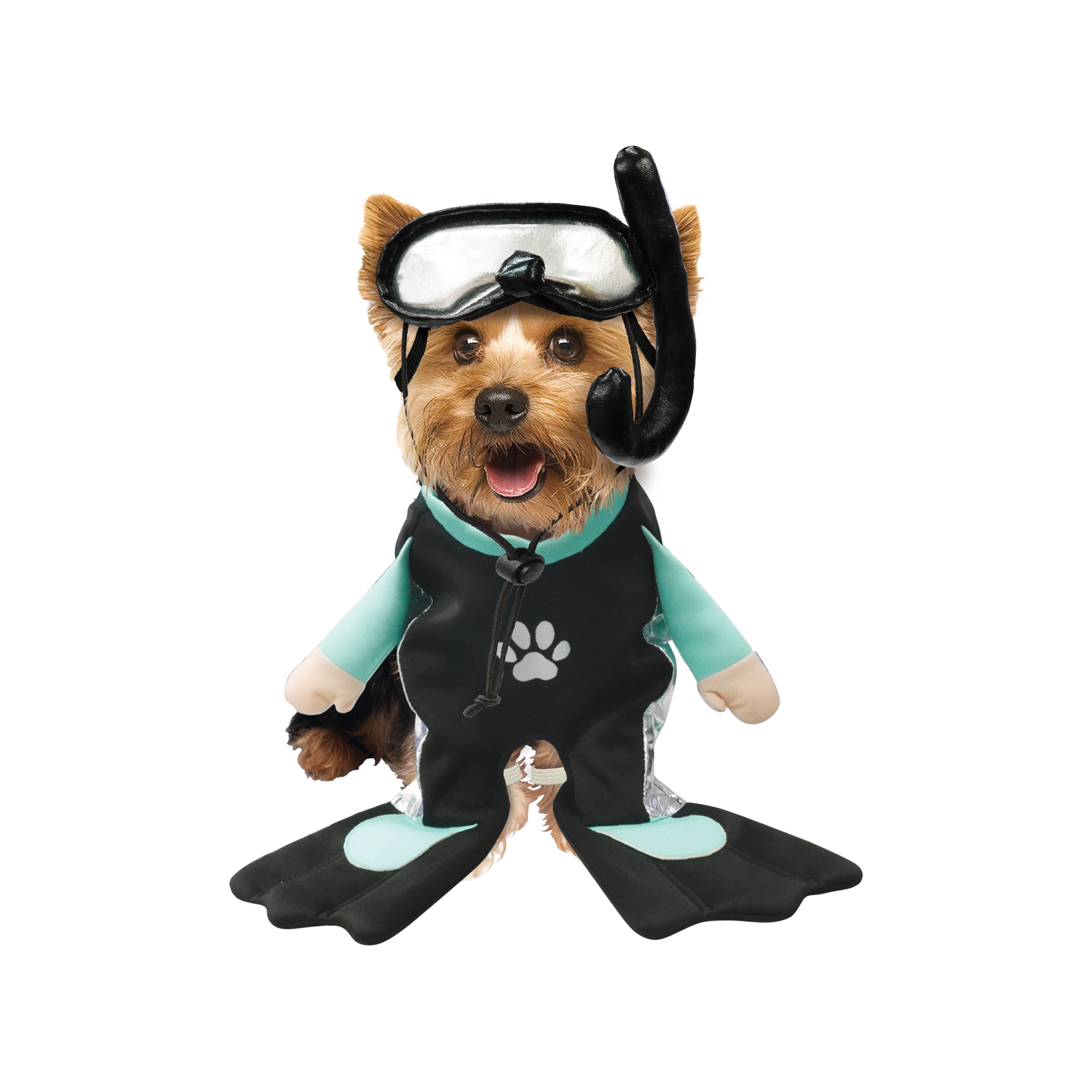 Best Furry Friends Costume for Dogs or Cats, Scuba Diver, Small