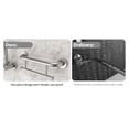 IHansee 17 Inch Oil Rubbed Black Grab Bar With Towel Holder - Stainless Steel Safety Rail For Bathroom, Supports 500 Lbs