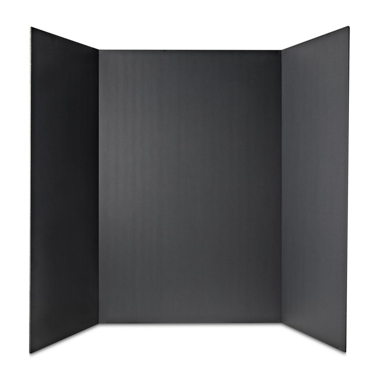 Pen+Gear Black Tri-Fold Foam Board 36
