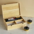 thumbnail image 6 of Twine Gift Box Wine or Champagne Bottle with Lid, Bottle and 2 Wine Glasses, 6 of 8