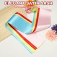 thumbnail image 4 of Uxcell Satin Sash, Blank Sash, Pageant Ribbon - Fitting for Beauty Pageant, Party, Wedding, DIY Decorations Sapphire Blue, 4 of 7