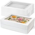thumbnail image 1 of 12 cajas de pasteles con ventana de panadería blancas, caja grande para donas, galletas, postres, magdalenas, pastelería, empaques de pasteles, 1 of 4