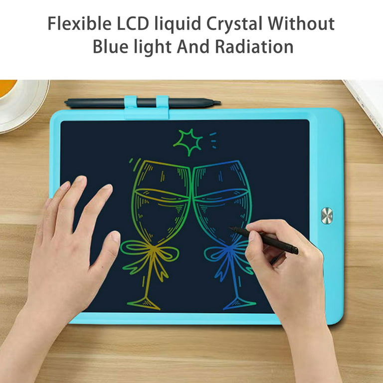 Rechargeable LCD Writing Tablet for Kids, 10 Inch Colorful Doodle Board,  Erasable Drawing Tablet Drawing Pad, Kids Educational Birthday Toys Gifts  for