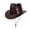 Z62-Brown, variant on Women and Men Fashion Felt Striped Tartan Print Fedora Panama Hat Jazz Style Suitable for Parties and Stage Performances Cowboy Hat