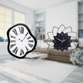 thumbnail image 2 of Reloj de pared,Reloj de pared interior con números romanos nórdicos,Reloj de pared grande,Reloj de pared acrílico silencioso y sin tictac,Reloj de pared grande de oficina,silencioso,fácil, 2 of 8