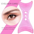 thumbnail image 4 of Modelo de plantilla de delineador de ojos Plantilla de maquillaje de ojos Herramienta de modelado Tarjeta de guía de delineador de ojos, 4 of 5