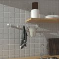 thumbnail image 5 of 3 piezas ganchos de pared blancos NQ para toallas llaves batas abrigos, 5 of 5