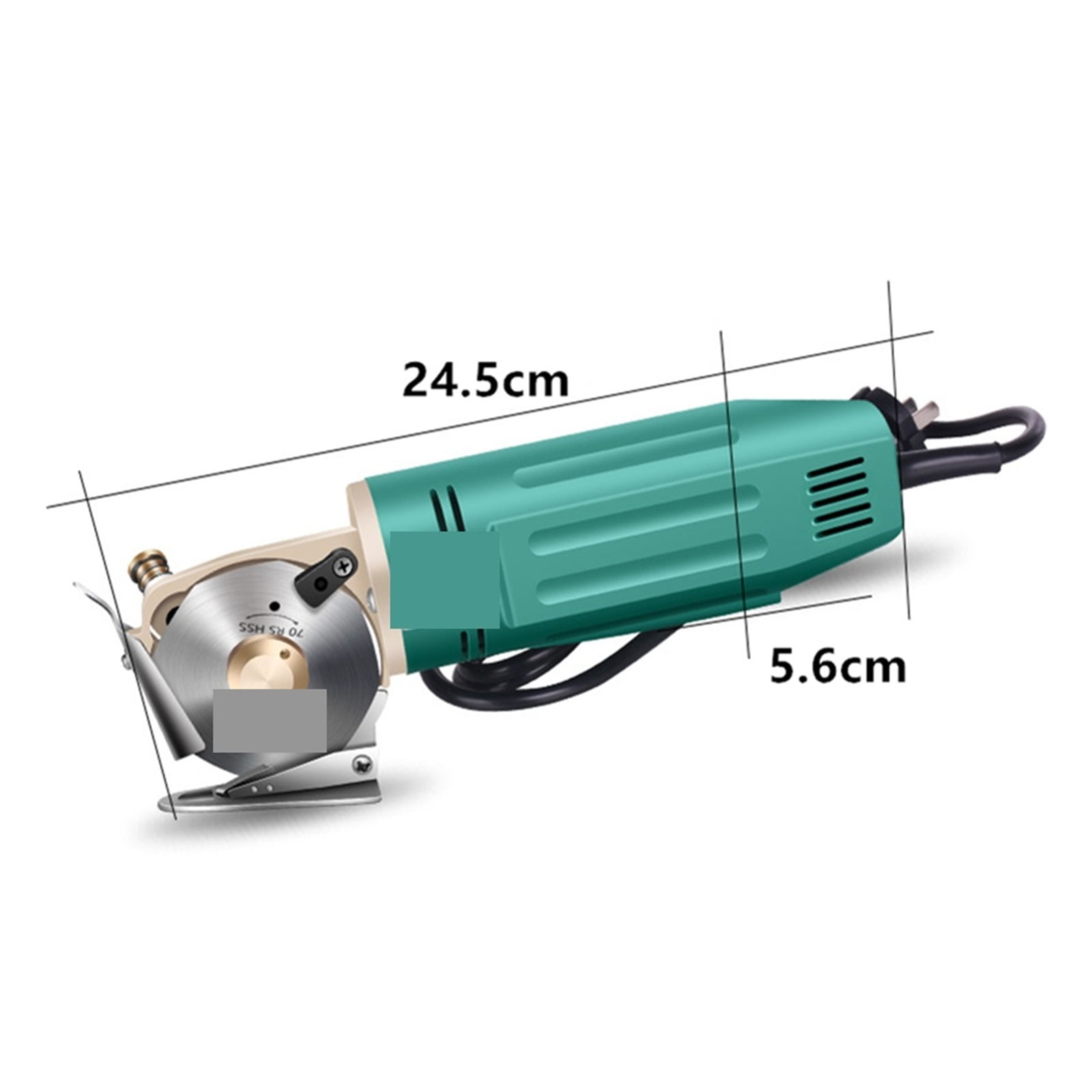 Electric Fabric Scissors Rotary Blade Fabric Tool Leather Fabric Electric Cutter Kit Cutting Saw Tool ,Sharp & Durable
