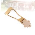 thumbnail image 3 of FENGGUIQU Guitar Bridge Tailpiece Dorado Con Tornillos Para Guitarra De 6 Cuerdas Y Ajustable, 3 of 8
