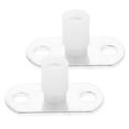 thumbnail image 1 of Shisuyan Floor Mount Door Guide Transparent ABS 2Pcs 1.45X0.79X0.67In, 1 of 9