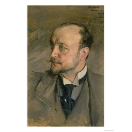 Uffizi Gallery - Self Portrait of Giovanni Boldini, Vasari Corridor, Uffizi Gallery, Florence Print Wall Art By Giovanni Boldini