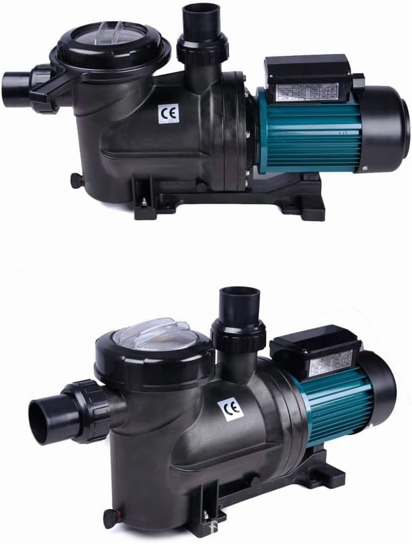ATO Swimming Pool Pump, 0.5HP 220V or 380V, 0.37kW Speed Pumps for Above Ground Pool w/ Strainer Basket, Certification of CE