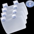 thumbnail image 1 of ShenMo 4pack Sink Splash Stop Kitchen Splashguard Suction Cup Sink Splashguard Dishwashing Stopper, 1 of 5