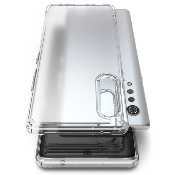 Ringke Fusion Matte Case Compatible with LG Velvet, Translucent Drop Protection Phone Cover - Clear