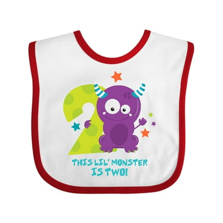 

Inktastic Monster 2nd Birthday Gift Baby Boy or Baby Girl Bib