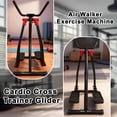 thumbnail image 2 of CQSXDA Air Walking Elliptical Machine Foldable Cardio Cross Trainer Glider  with LCD Screen for Low-Impact Home Gym Workout, Black, 2 of 8