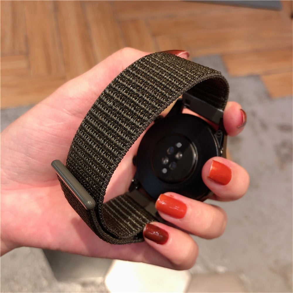 Leixiuer Nylon Strap For Samsung Galaxy Watch 4 Classic 46mm 42mm Active Gear S3 S2 Frontier Classic Adjustable Sport 20mm 22mm Band Bracelet For Hua