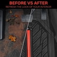 thumbnail image 6 of CAR GRAND Heavy Rubber Car Floor Mats, Deep Waterproof Car Mats All Weather, Universal Trim-to Fit Automotive Floor Mats for Car SUV Truck Van, Durable Floor Liners Red, 6 of 9