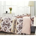 thumbnail image 4 of DaDa Bedding Majestic Oriental Kilim Duvet Cover - w/ Pillow Cases Royal Persian Traditional Design Intricate Ornate Ornament Print, 4 of 11